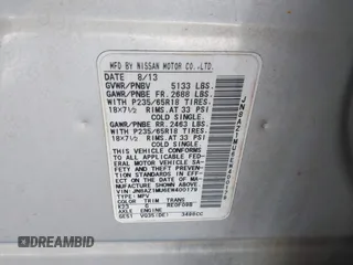 2014 Nissan Murano SL z VIN JN8AZ1MU6EW400179, wystawiony jako IAAI lot #42041334 z przebiegiem 207 177 mil mil oraz . Historia ofert i sprzedaży dostępna na DreamBid. Obrazek 9.
