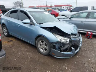 2012 Chevrolet Cruze LT w/1LT with VIN 1G1PF5SC5C7320419, listed as a IAAI auction lot 41921154 with 166,703 mi miles. Bid and sale history available at carsss.com. Image 1.