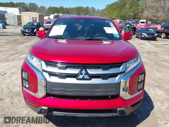 2020 Mitsubishi Outlander Sport SE 2.0 with VIN JA4AP4AU4LU008635, listed as a IAAI auction lot 41764770 with 73,924 mi miles. Bid and sale history available at carsss.com. Image 12.