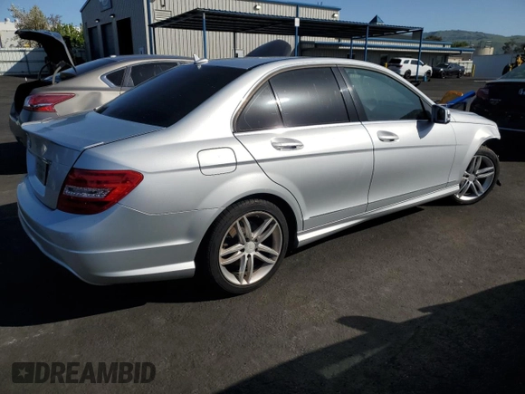 2014 Mercedes-Benz C C 250 Sport with VIN WDDGF4HB4ER314592, listed as a Copart auction lot 51862905 with 127,908 mi miles and Salvage Title. Bid and sale history available at carsss.com. Image 3.