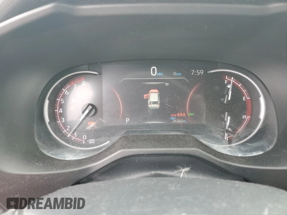 2024 Toyota RAV4 XLE Premium with VIN 2T3A1RFV3RC428731, listed as a Copart auction lot 59918945 with 26,263 mi miles and Salvage title. Bid and sale history available at DreamBid. Image 9.