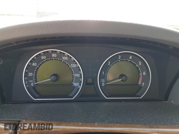 2003 BMW 7 Series 745Li with VIN WBAGN63433DS44768, listed as a Copart auction lot 73611704 with Not Provided miles and Salvage Title. Bid and sale history available at carsss.com. Image 9.