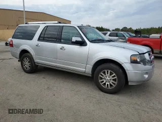 2012 Ford Expedition EL Limited with VIN 1FMJK1K58CEF39708, listed as a Copart auction lot 43539715 with 166,395 mi miles and Salvage Title. Bid and sale history available at carsss.com. Image 4.