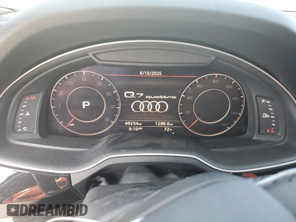 2017 Audi Q7 Prestige с VIN WA1VAAF70HD046522, выставлен на аукционе Copart как лот 61651525 с пробегом 49 254 миль миль и Чистый • Clean title. История ставок и продаж доступна на DreamBid. Изображение 9.