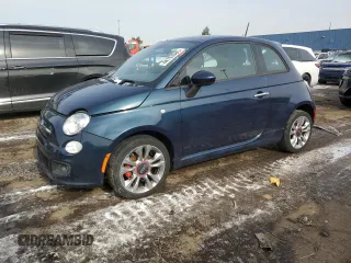 2015 FIAT 500 Sport with VIN 3C3CFFBR4FT624104, listed as a Copart auction lot 44763585 with 151,567 mi miles and Clean Title. Bid and sale history available at carsss.com. Image 1.
