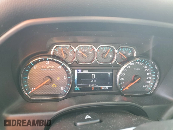 2017 Chevrolet Silverado 1500 LT with VIN 1GCVKREC0HZ318764, listed as a Copart auction lot 87851765 with 93,557 mi miles and Salvage Title. Bid and sale history available at DreamBid. Image 9.