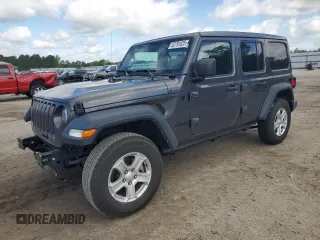 2021 Jeep Wrangler Unlimited Sport S z VIN 1C4HJXDG8MW836142, wystawiony jako Copart lot #52791025 z przebiegiem 47 255 mil mil oraz Czysty tytuł • Clean title. Historia ofert i sprzedaży dostępna na DreamBid. Obrazek 1.