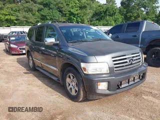 2006 Infiniti QX56 z VIN 5N3AA08A96N807159, wystawiony jako IAAI lot #42289763 z przebiegiem 194 632 mil mil oraz . Historia ofert i sprzedaży dostępna na DreamBid. Obrazek 1.