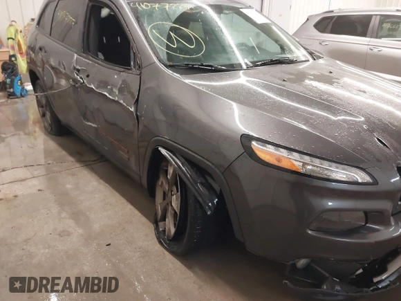 2017 Jeep Cherokee Latitude with VIN 1C4PJLCS9HW510429, listed as a IAAI auction lot 41077227 with 36,797 mi miles and . Bid and sale history available at DreamBid. Image 6.