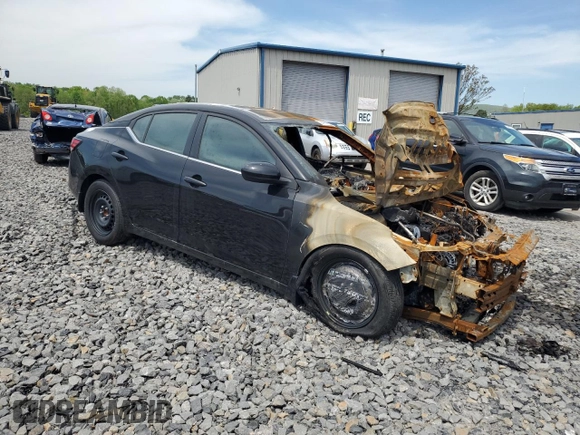 2025 Nissan Sentra S z VIN 3N1AB8BV2SY291828, wystawiony jako Copart lot #56495925 z przebiegiem Nie podano mil oraz Szkoda całkowita • Salvage title. Historia ofert i sprzedaży dostępna na DreamBid. Obrazek 4.
