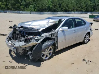 2005 Lexus ES 330 with VIN JTHBA30G455061090, listed as a Copart auction lot 57127624 with 161,620 mi miles and Salvage Title. Bid and sale history available at carsss.com. Image 1.