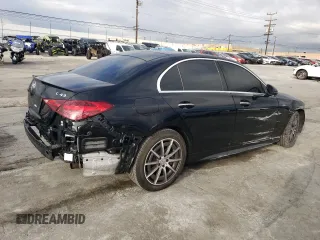 2023 Mercedes-Benz C 43 AMG with VIN W1KAF8HB9PR080028, listed as a Copart auction lot 45000615 with 12,786 mi miles and Salvage Title. Bid and sale history available at DreamBid. Image 3.