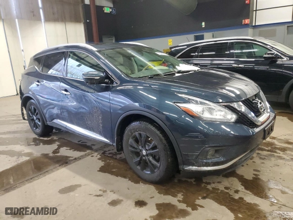 2015 Nissan Murano SV with VIN 5N1AZ2MH5FN212017, listed as a Copart auction lot 45949825 with 143,798 mi miles and Salvage Title. Bid and sale history available at carsss.com. Image 4.