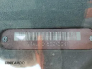 2005 Nissan Altima S z VIN 1N4AL11D15C243041, wystawiony jako Copart lot #55380575 z przebiegiem 125 512 mil mil oraz Czysty tytuł • Clean title. Historia ofert i sprzedaży dostępna na DreamBid. Obrazek 12.