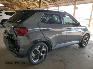 2022 Hyundai Venue SEL with VIN KMHRC8A36NU181204, listed as a Copart auction lot 58923985 with 40,300 mi miles and Salvage title. Bid and sale history available at DreamBid. Image 3.