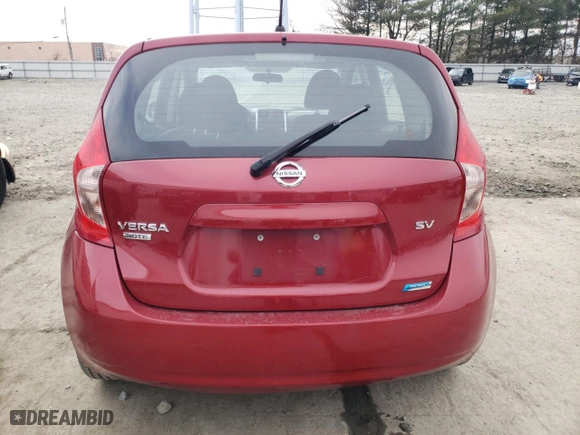 2014 Nissan Versa Note S Plus with VIN 3N1CE2CP5EL437055, listed as a Copart auction lot 47653675 with 38,929 mi miles and Salvage Title. Bid and sale history available at carsss.com. Image 6.