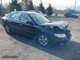 2007 Hyundai Azera GLS with VIN KMHFC46D27A222526, listed as a IAAI auction lot 41222828 with 178,845 mi miles. Bid and sale history available at carsss.com. Image 1.