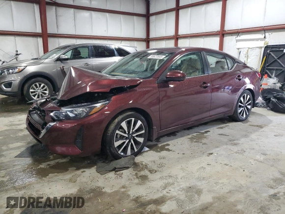 2024 Nissan Sentra SV z VIN 3N1AB8CV8RY229178, wystawiony jako Copart lot #58623595 z przebiegiem 26 139 mil mil oraz Szkoda całkowita • Salvage title. Historia ofert i sprzedaży dostępna na DreamBid. Obrazek 1.