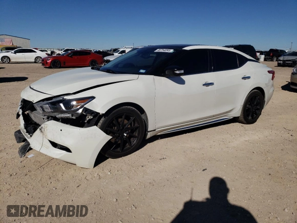 2016 Nissan Maxima SL with VIN 1N4AA6AP3GC396133, listed as a Copart auction lot 46754095 with 138,355 mi miles and Salvage Title. Bid and sale history available at DreamBid. Image 1.