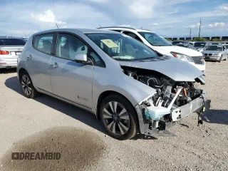 2017 Nissan LEAF SL with VIN 1N4BZ0CP5HC303329, listed as a Copart auction lot 66319194 with 84,142 mi miles and Salvage Title. Bid and sale history available at carsss.com. Image 4.