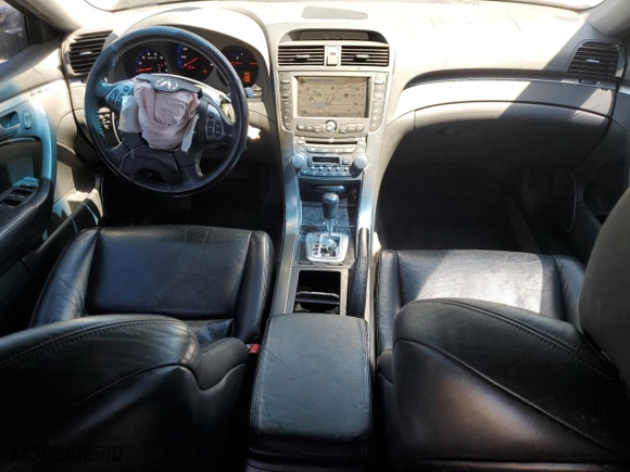 2005 Acura TL with VIN 19UUA66215A058180, listed as a Copart auction lot 52783085 with 43,976 mi miles and Salvage Title. Bid and sale history available at carsss.com. Image 8.
