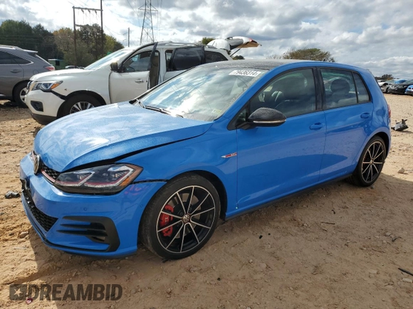 2021 Volkswagen Golf GTI S with VIN 3VW6T7AU0MM007168, listed as a Copart auction lot 79436314 with 26,988 mi miles and Salvage Title. Bid and sale history available at carsss.com. Image 1.