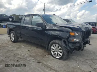 2020 Chevrolet Silverado 1500 Custom with VIN 1GCRWBEH1LZ362211, listed as a Copart auction lot 74352484 with 96,416 mi miles and Salvage Title. Bid and sale history available at carsss.com. Image 4.