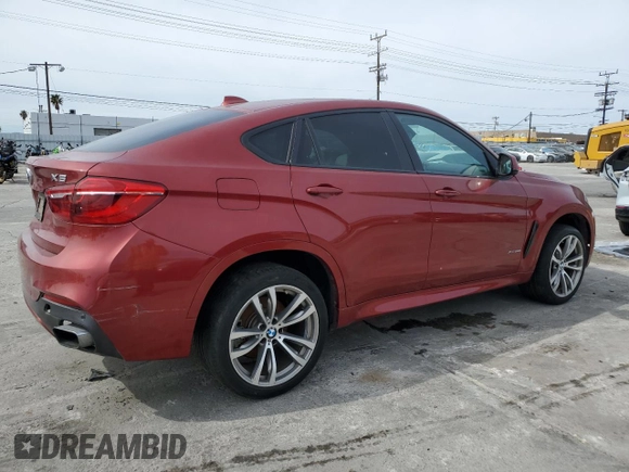 2017 BMW X6 xDrive50i with VIN 5UXKU6C53H0S99548, listed as a Copart auction lot 46370795 with 89,800 mi miles and Clean Title. Bid and sale history available at carsss.com. Image 3.
