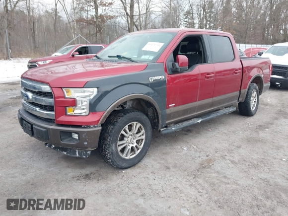 2015 Ford F-150 XLT with VIN 1FTEW1EP0FKE95314, listed as a IAAI auction lot 41471793 with 107,715 mi miles. Bid and sale history available at carsss.com. Image 17.