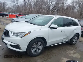 2020 Acura MDX with VIN 5J8YD4H30LL045764, listed as a IAAI auction lot 41697580 with 36,410 mi miles. Bid and sale history available at carsss.com. Image 14.