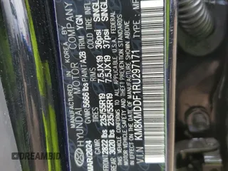2024 Hyundai Ioniq 5 SE z VIN KM8KMDDF1RU297171, wystawiony jako Copart lot #46358535 z przebiegiem 3 207 mil mil oraz Szkoda całkowita • Salvage title. Historia ofert i sprzedaży dostępna na DreamBid. Obrazek 15.