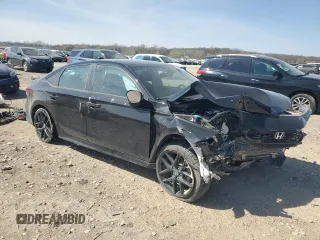 2025 Honda Civic Sport with VIN 2HGFE2F52SH509601, listed as a Copart auction lot 51988145 with 3,577 mi miles and Salvage title. Bid and sale history available at DreamBid. Image 4.