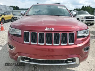 2015 Jeep Grand Cherokee Overland with VIN 1C4RJECG2FC823353, listed as a Copart auction lot 58367395 with 72,117 mi miles and Salvage title. Bid and sale history available at DreamBid. Image 5.