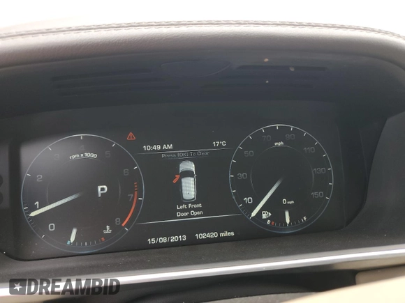 2016 Land Rover Range Rover HSE with VIN SALGS2PF6GA314750, listed as a Copart auction lot 49350995 with 102,420 mi miles and Clean title. Bid and sale history available at DreamBid. Image 9.