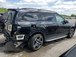 2017 Mercedes-Benz GLS 550 with VIN 4JGDF7DE6HA767061, listed as a Copart auction lot 58401894 with 138,175 mi miles and Salvage Title. Bid and sale history available at DreamBid. Image 3.