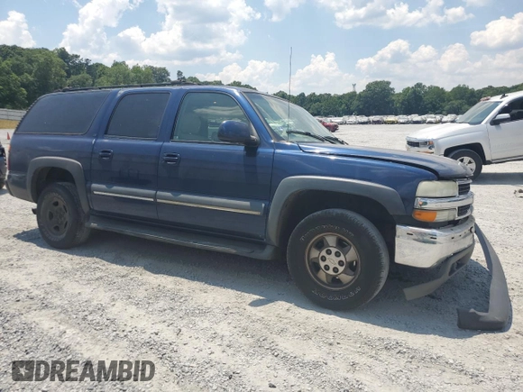 2002 Chevrolet Suburban LT with VIN 1GNFK16ZX2J220847, listed as a Copart auction lot 60745004 with 264,547 mi miles and Salvage Title. Bid and sale history available at carsss.com. Image 4.