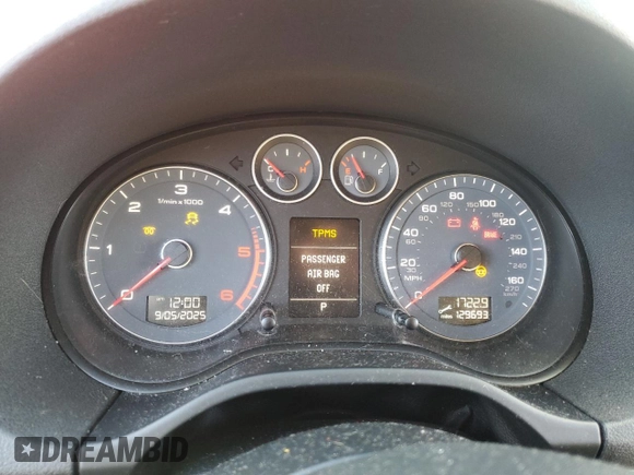 2012 Audi A3 2.0 TDI Premium with VIN WAUBJAFM7CA054204, listed as a Copart auction lot 48037635 with 129,693 mi miles and Salvage Title. Bid and sale history available at carsss.com. Image 9.