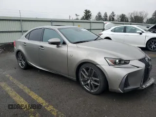 2020 Lexus IS 350 F Sport with VIN JTHGZ1E2XL5018242, listed as a Copart auction lot 43329635 with 38,135 mi miles and Salvage title. Bid and sale history available at DreamBid. Image 4.