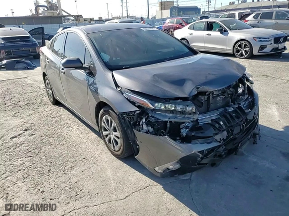 2020 Toyota Prius Prime LE with VIN JTDKARFP7L3139477, listed as a Copart auction lot 46514695 with 74,749 mi miles and Salvage Title. Bid and sale history available at carsss.com. Image 10.