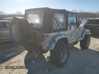 2001 Jeep Wrangler Sport with VIN 1J4FA49S21P346217, listed as a Copart auction lot 46133815 with 103,929 mi miles and Salvage Title. Bid and sale history available at carsss.com. Image 3.