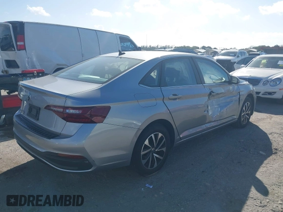 2023 Volkswagen Jetta S with VIN 3VW4M7BUXPM047961, listed as a IAAI auction lot 41586064 with 36,986 mi miles and . Bid and sale history available at DreamBid. Image 4.