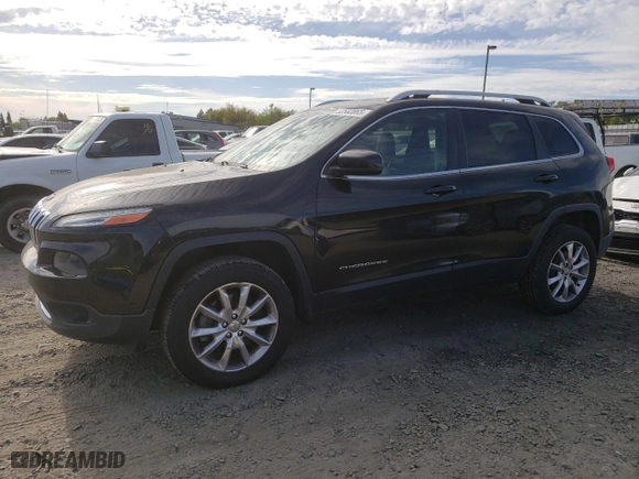 2014 Jeep Cherokee Limited with VIN 1C4PJMDSXEW162219, listed as a Copart auction lot 52582865 with 203,550 mi miles and Clean Title. Bid and sale history available at carsss.com. Image 1.