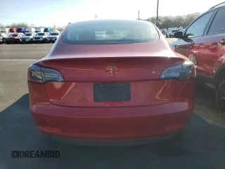 2022 Tesla Model 3 with VIN 5YJ3E1EA3NF288370, listed as a Copart auction lot 51847065 with 72,458 mi miles and Non Repairable. Bid and sale history available at carsss.com. Image 6.