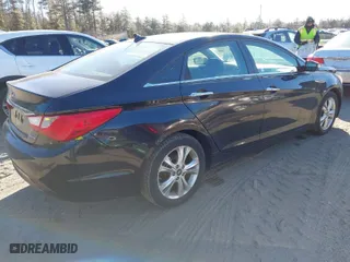 2011 Hyundai Sonata Ltd with VIN 5NPEC4AC7BH076186, listed as a IAAI auction lot 41738989 with 129,197 mi miles. Bid and sale history available at carsss.com. Image 4.