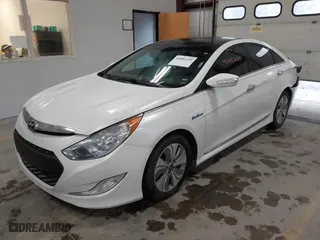 2015 Hyundai Sonata Hybrid Limited with VIN KMHEC4A40FA119364, listed as a IAAI auction lot 40883259 with 148,969 mi miles. Bid and sale history available at carsss.com. Image 2.