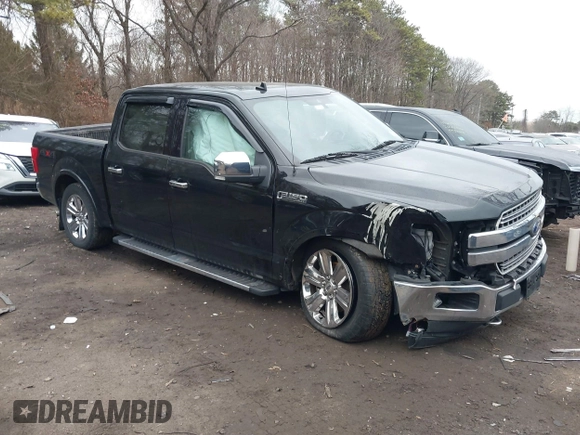 2018 Ford F-150 XL with VIN 1FTEW1EP8JFC58832, listed as a IAAI auction lot 41663026 with 134,760 mi miles. Bid and sale history available at carsss.com. Image 1.
