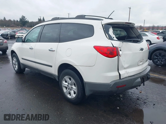 2012 Chevrolet Traverse LS with VIN 1GNKRFED2CJ416974, listed as a IAAI auction lot 41613635 with 144,155 mi miles and . Bid and sale history available at DreamBid. Image 3.