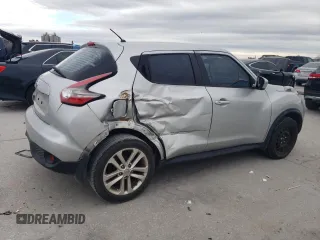 2015 Nissan Juke SV with VIN JN8AF5MR9FT505877, listed as a Copart auction lot 89277275 with 115,376 mi miles and Salvage Title. Bid and sale history available at carsss.com. Image 3.