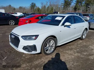 2020 Audi A4 Sedan Premium with VIN WAUDNAF40LN012155, listed as a IAAI auction lot 41665494 with NaN miles. Bid and sale history available at carsss.com. Image 17.