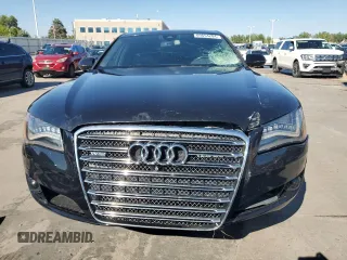 2013 Audi A8 L 6.3L with VIN WAUR4AFD1DN020503, listed as a Copart auction lot 69654204 with 189,999 mi miles and Salvage Title. Bid and sale history available at carsss.com. Image 5.